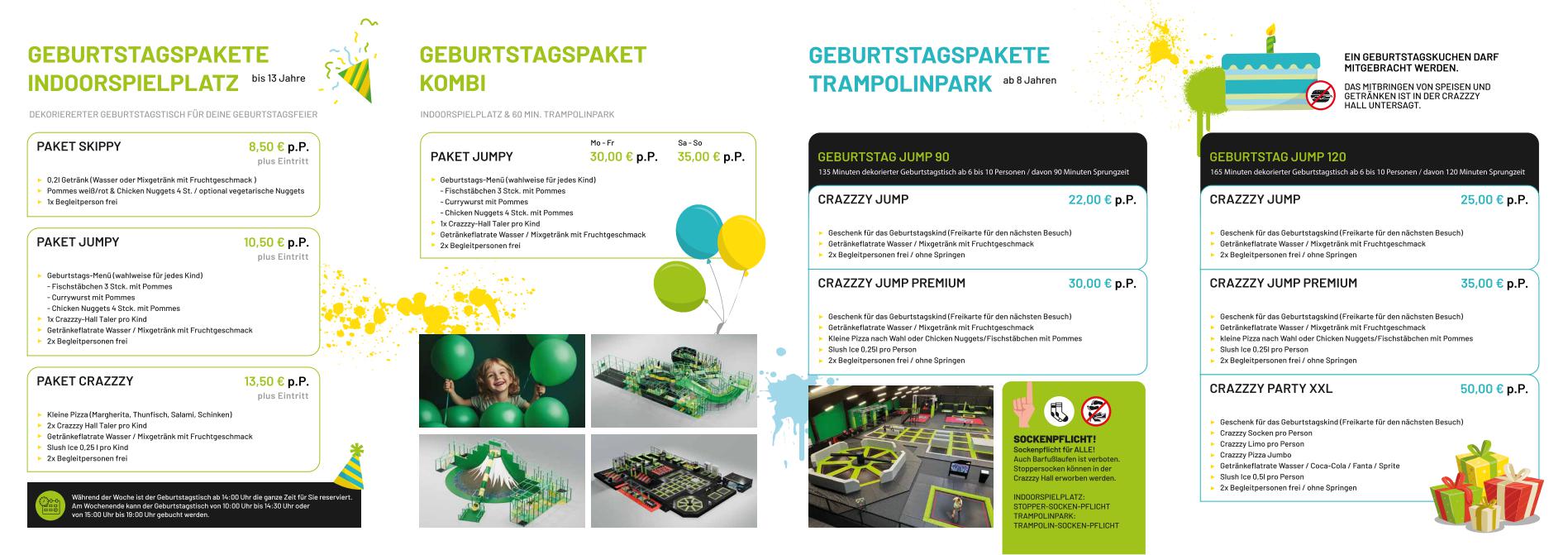 Geburtstagspakete